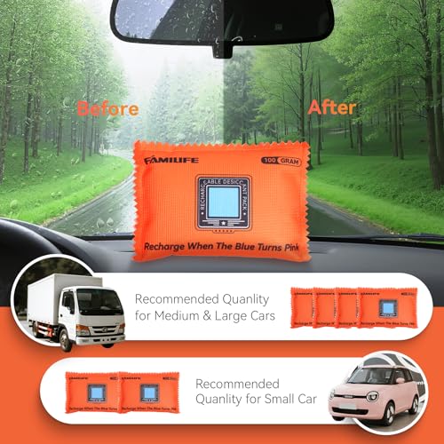 Rechargeable Desiccant Packs for Storage (6 Count)