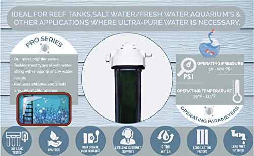 Dual Deionization Canisters Upgrade Kit for Reverse Osmosis Systems (2 Count)