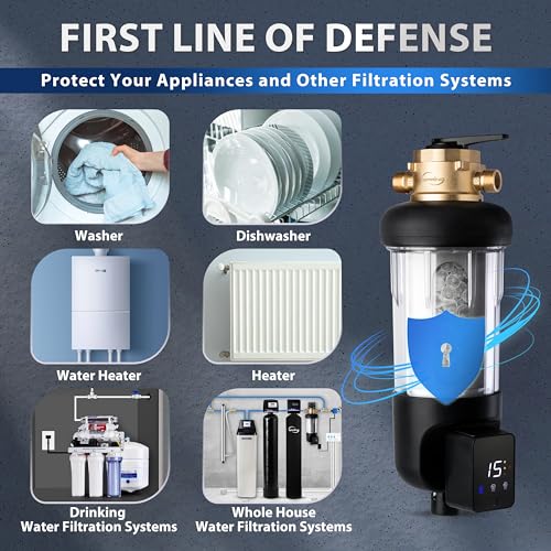 WSP50SL-ARJ-BP Jumbo Whole House Water Filtration System, 50 Micron