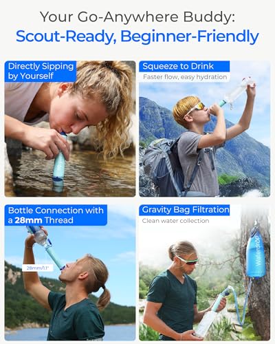 Gravity Water Filter Straw
