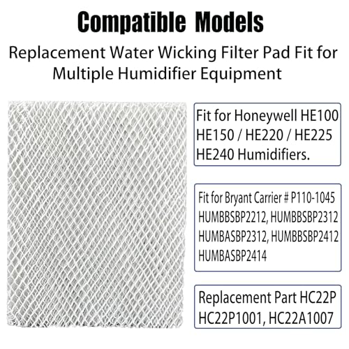 2 Pcs HC22P Filters for Honeywell HE100 (2 Count)
