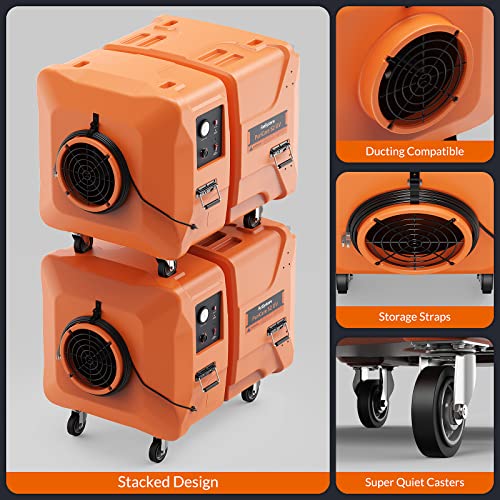 Portable Air Scrubber with 3