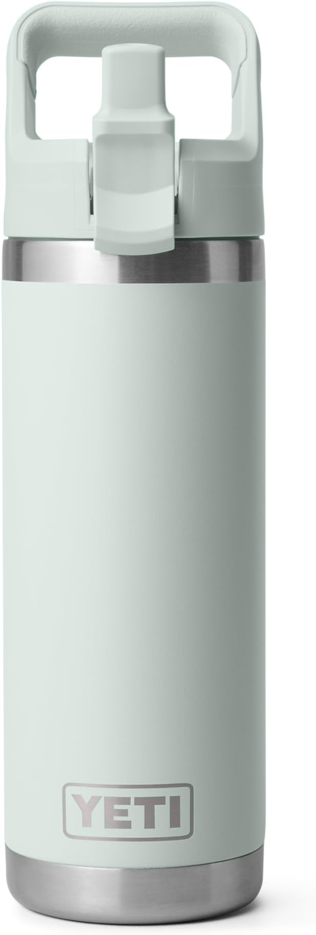 YETI Rambler 18 oz Bottle, Vacuum Insulated, Stainless Steel with Color Matching Straw Cap, Ridgeline