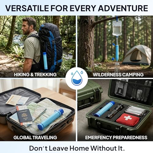 Portable Water Filter Straw