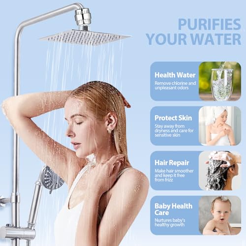 2 Pack 20 Stage Shower Filter Replacement Cartridge