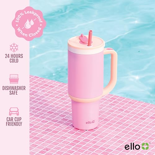 Oasis 24oz Insulated Stainless Steel Tumbler with Straw