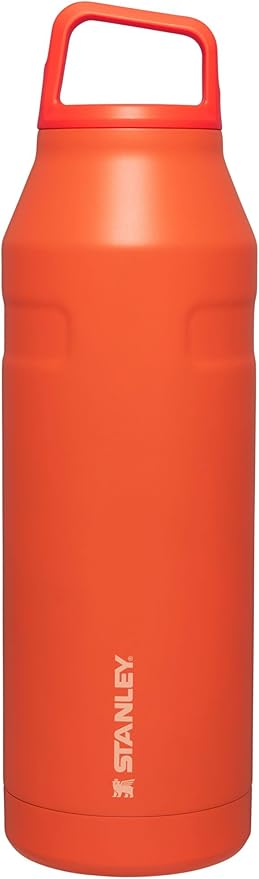Stanley IceFlow Cap and Carry Water Bottle | Wide Mouth Twist Lid | Lightweight & Leakproof for Travel & Sports | Insulated Stainless Steel | BPA-Free