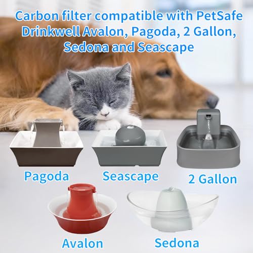 24Packs Pet Water Fountain Filters (24 Count)