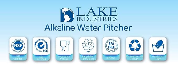 Alkaline Water Pitcher Cartridge Replacement | 150 liters/40 Gallon Capacity | Pure Clean Hydration | 4-Pack