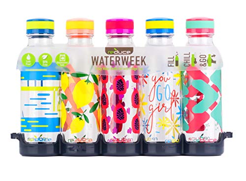 WaterWeek Reusable Water Bottle Set