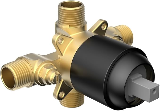 Shower Set with Trim Kit, Galim GL-SD, Shower Head & Faucet Set Complete with Valve, Shower Fixtures, Tub and Shower Trim Kit, Bathtub Shower Faucet set, Single Handle Pressure Balance, Chrome