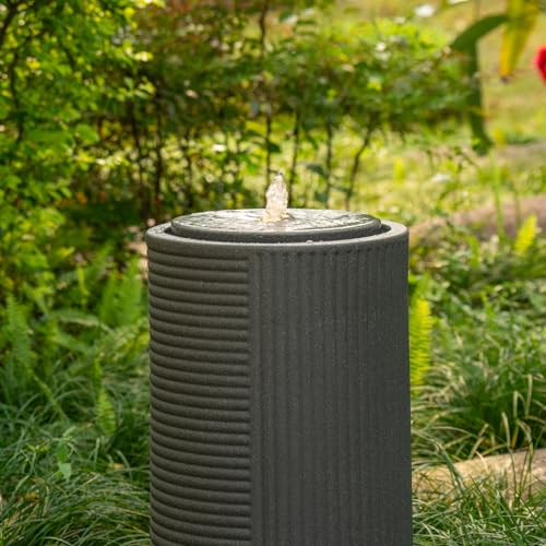 23.22” H Outdoor Water Fountain Made with Eco