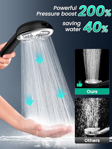 Filtered Shower Head with Handheld