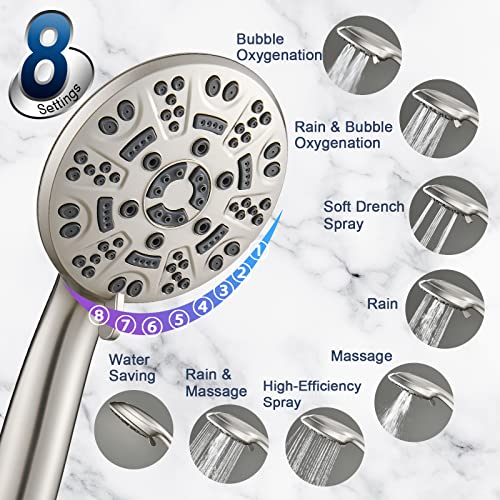 8 Setting Handheld Shower Head