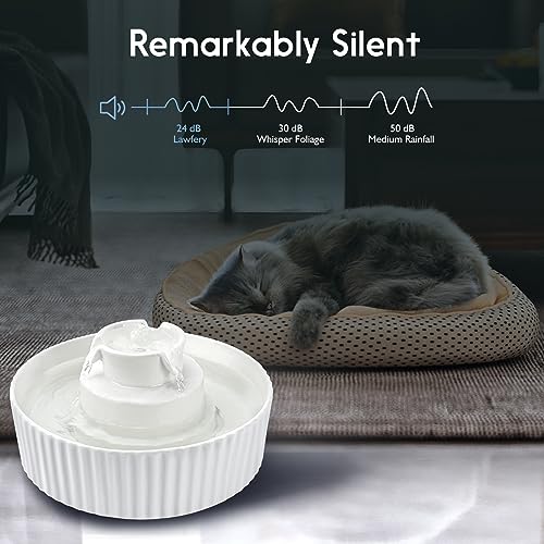 Ceramic Cat Water Fountain