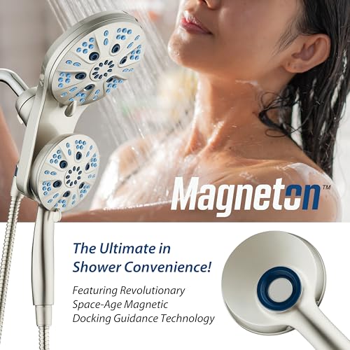 Magneton 48 Mode High Pressure Rain & Handheld Shower Head Combo