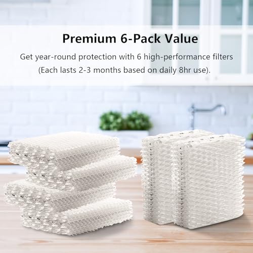 6 Pack Replacement WF813 Humidifier Filters (6 Count)