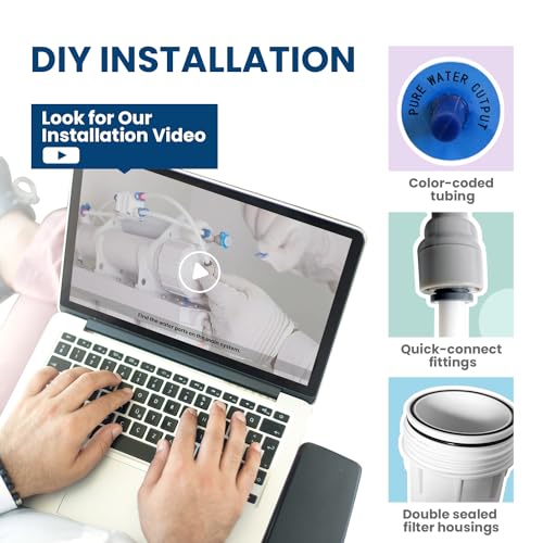 CMP10 5 Stage Reverse Osmosis Under Sink Water Filter System