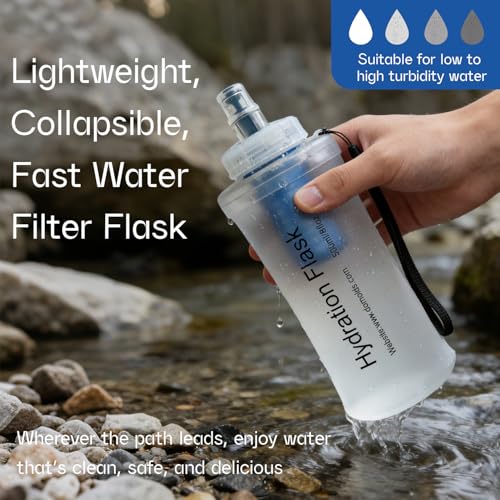 700ml Collapsible Water Filter Bottle