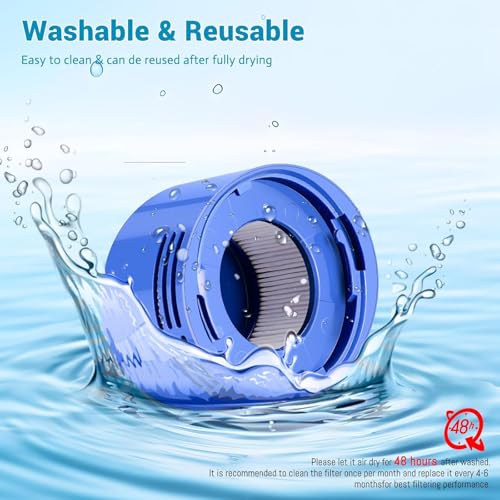 Vacuum Filter Replacement Compatible with Dyson V7 (2 Count)