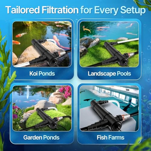 36W UV Pond Light Clarifier for Outdoor Koi Ponds