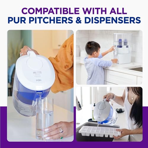Water Pitcher & Dispenser Replacement Filter 4 (4 Count)