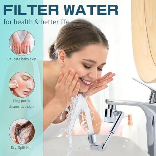 4pcs Carbon Fiber Filter Replacement for CECEFIN Filtered Faucet Extender