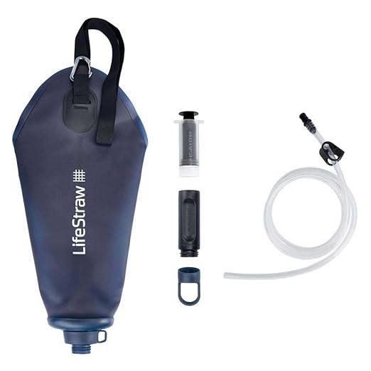 LifeStraw Peak Series Compact Gravity Water Filter System; 3L; Mountain Blue