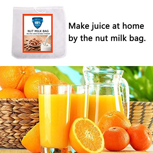 Nut Milk Bag Pro Quality Multiple Usage Reusable Food Strainer