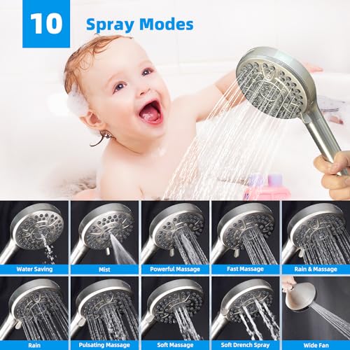12" Dual Filtered Shower Head 10