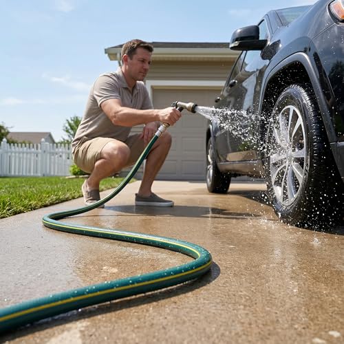 Solution4Patio Long Leader Green Garden Hose 3