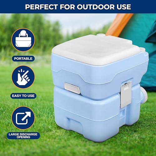 5.2 Gal Portable Camping Toilet For Adults