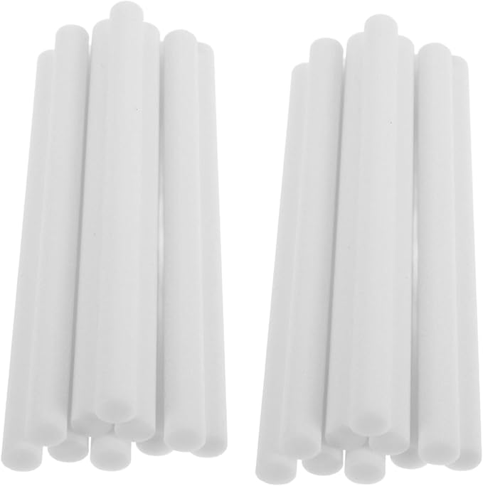 20pcs Diffuser Cotton Sticks Replacement Wicks Pure Cotton Humidifier Filter Sticks Absorbent Swabs for Home Office and Spa - AquaVibe
