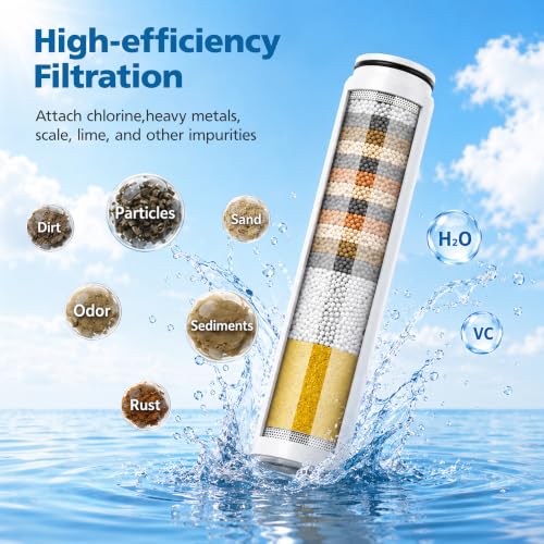 Shower Filter Compatible with Cobbe Handheld Shower Head (4 Count)