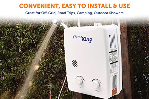 YSNAZ132 Portable Tankless Water Heater Propane Gas 5L 1.32GPM at 34