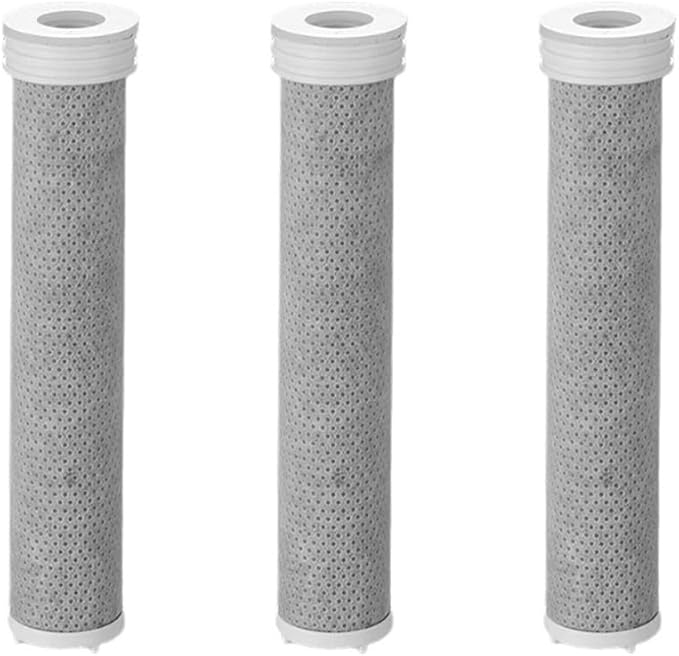 Replacement Shower Head Carbon Fiber Filter Set Water Purification Remove Chlorine/Fluoride/Hard Water For Shower Water Cleaning(3PCS)