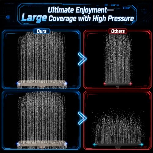 12" Rain Shower Head with Handheld