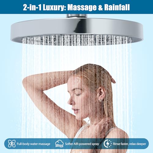 High Pressure Filtered Shower Head Combo with 15