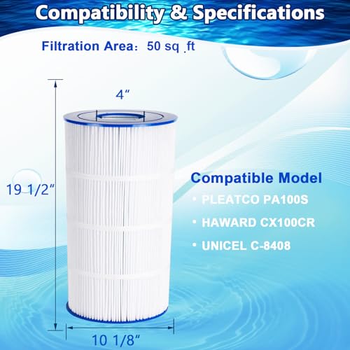 C100S Pool Filter Compatible with Pleatco PA100S