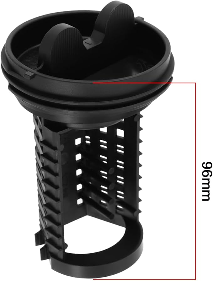 The Lord of the Tools 2Pcs Washing Machine Filter Machine Drain Pump Filter Cap 383EER2001A Compatible with LG F1069FD.ABWQEUK F1069FD2P.ABWQEUK Black 96mm - AquaVibe