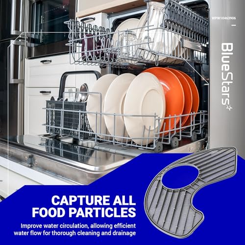WPW10463906 Dishwasher Screen Filter Compatible with Whirlpool