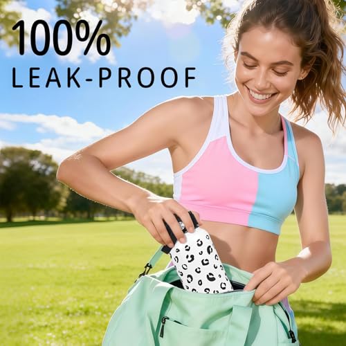 32oz Leopard Gifts Insulated Water Bottle for Women with Straw