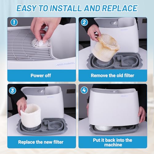 6 HAC 504 Humidifier Filters A Replacement for Honeywell Humidifier