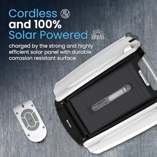 SE Solar Powered Automatic Robotic Pool Surface Skimmer Cleaner with 24