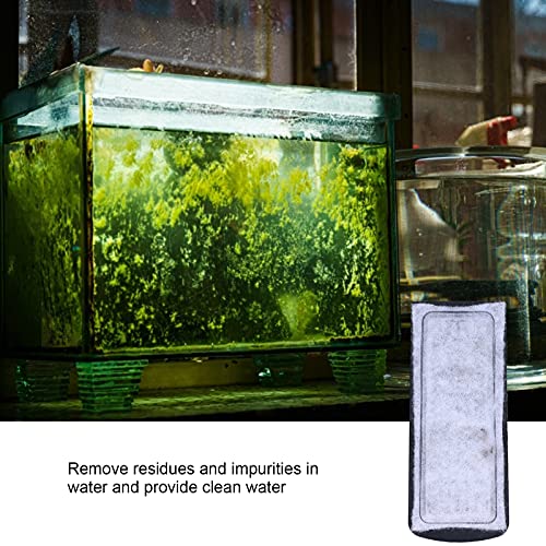 jbj Rimless Desktop Aquarium Filter Cartridge asin Fish Filter cartridges 17¡Á14¡Á4 6pcs Aquarium Filter Cotton Replacement wallmounted Filter Accessory for Fish