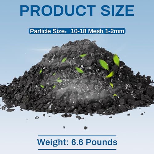 6.6 Lbs Activated Charcoal Bulk Coconut Granular Carbon 10