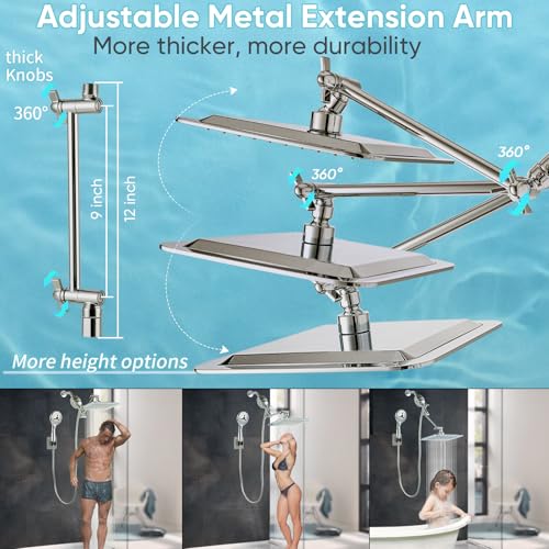 10'' Dual 20 Stage Filtered Shower Head with Handheld