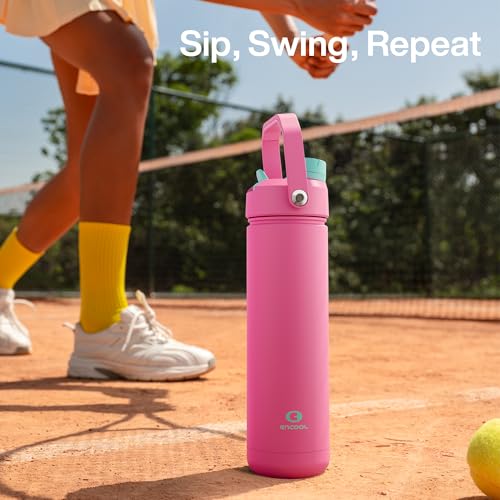 Insulated Water Bottle with Straw Stainless Steel Water Bottle