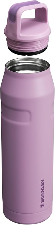 Stanley IceFlow Cap and Carry Water Bottle | Wide Mouth Twist Lid | Lightweight & Leakproof for Travel & Sports | Insulated Stainless Steel | BPA-Free
