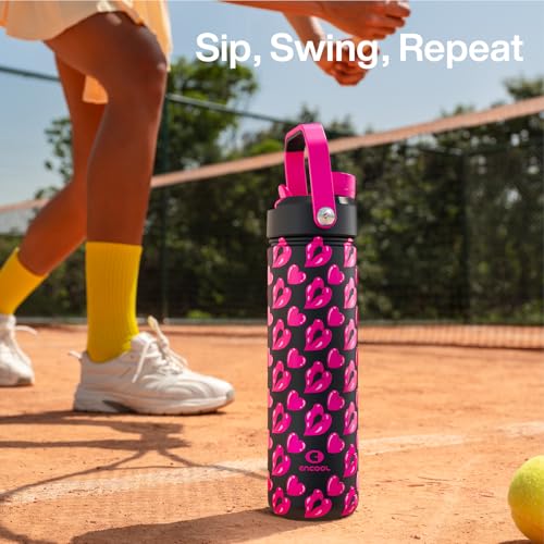 Insulated Water Bottle with Straw Stainless Steel Water Bottle